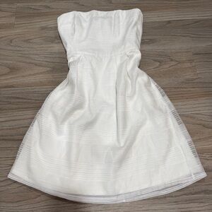 White House Black Market Ivory Dress
